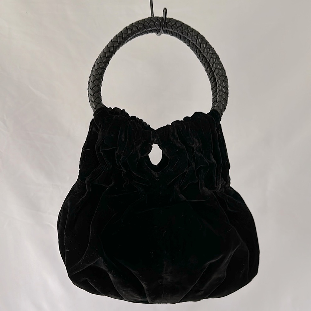 Kenneth Cole New York Black Velvet Bag